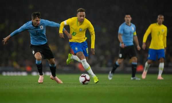 Brasil vence o Uruguai com gol de pênalti de Neymar, Esportes
