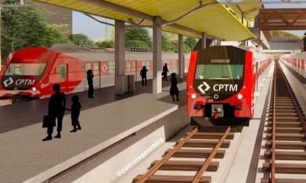 Trem da CPTM Companhia de Trens Metropolitanos Informação